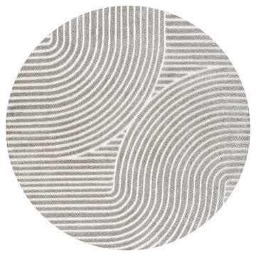 Skagen Minimalist Curve Geometric Area Rug